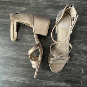 Eileen Fisher Jazzy Block Heel Sandal